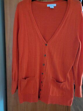 Liz Claiborne Orange Sweater Size L